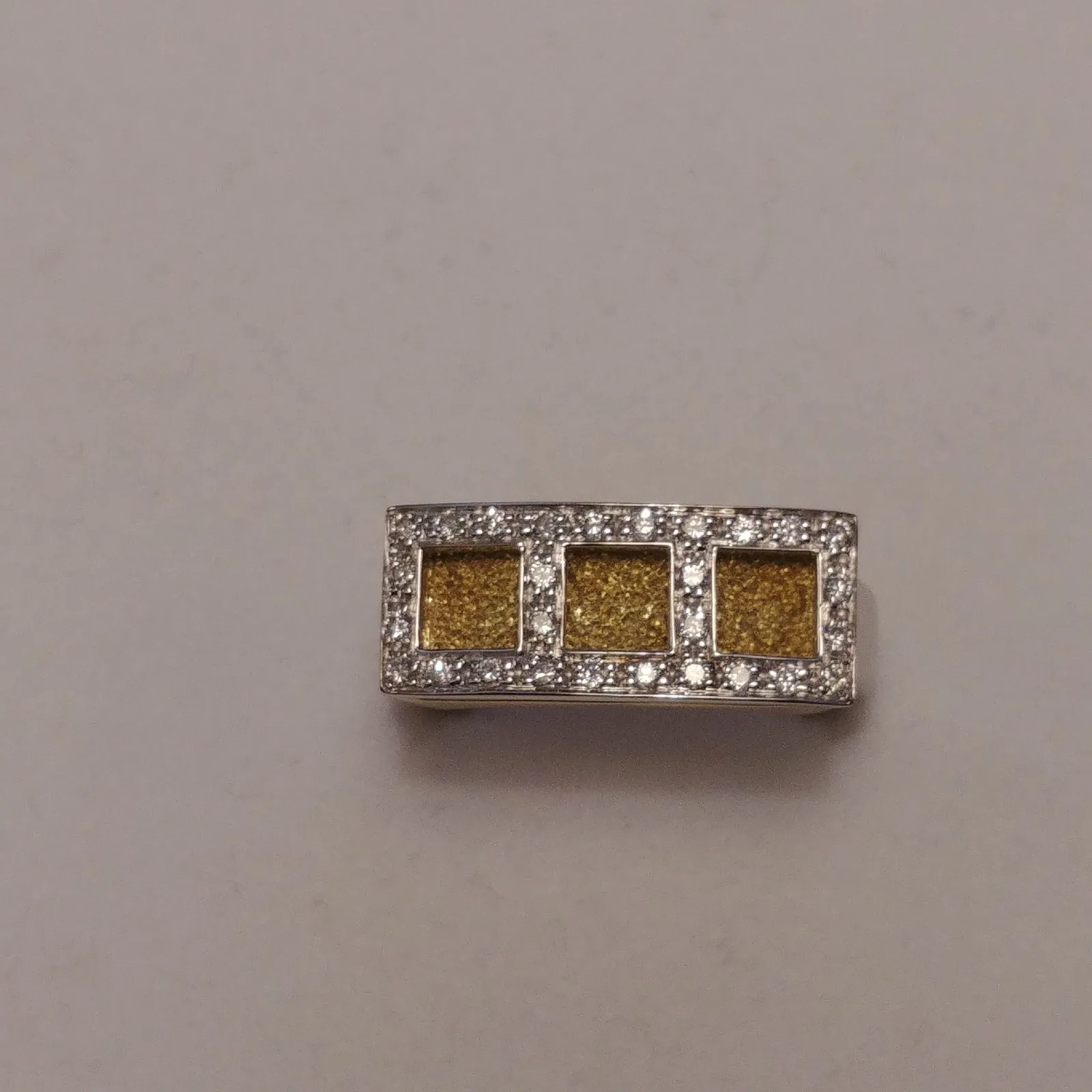 Anello a Cassettoni Pavè
