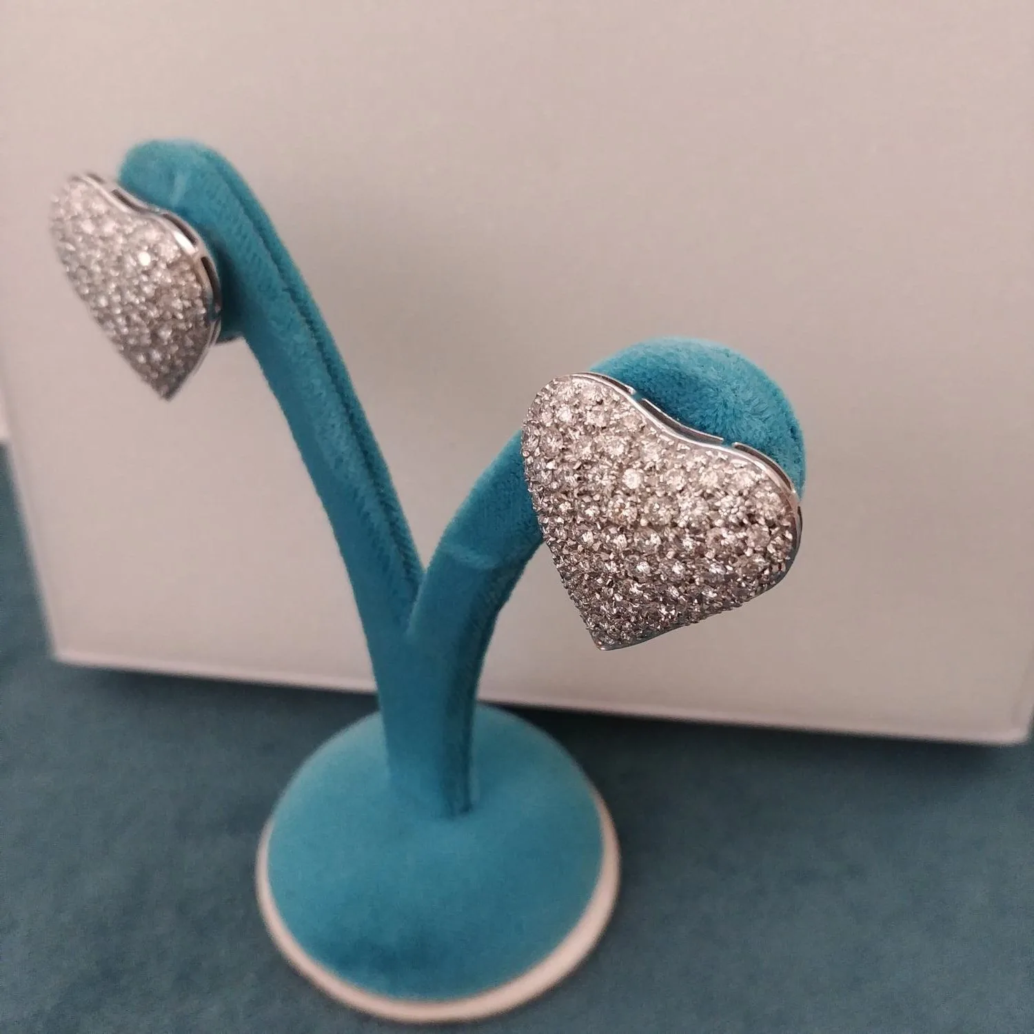 Orecchini Cuori di Diamanti