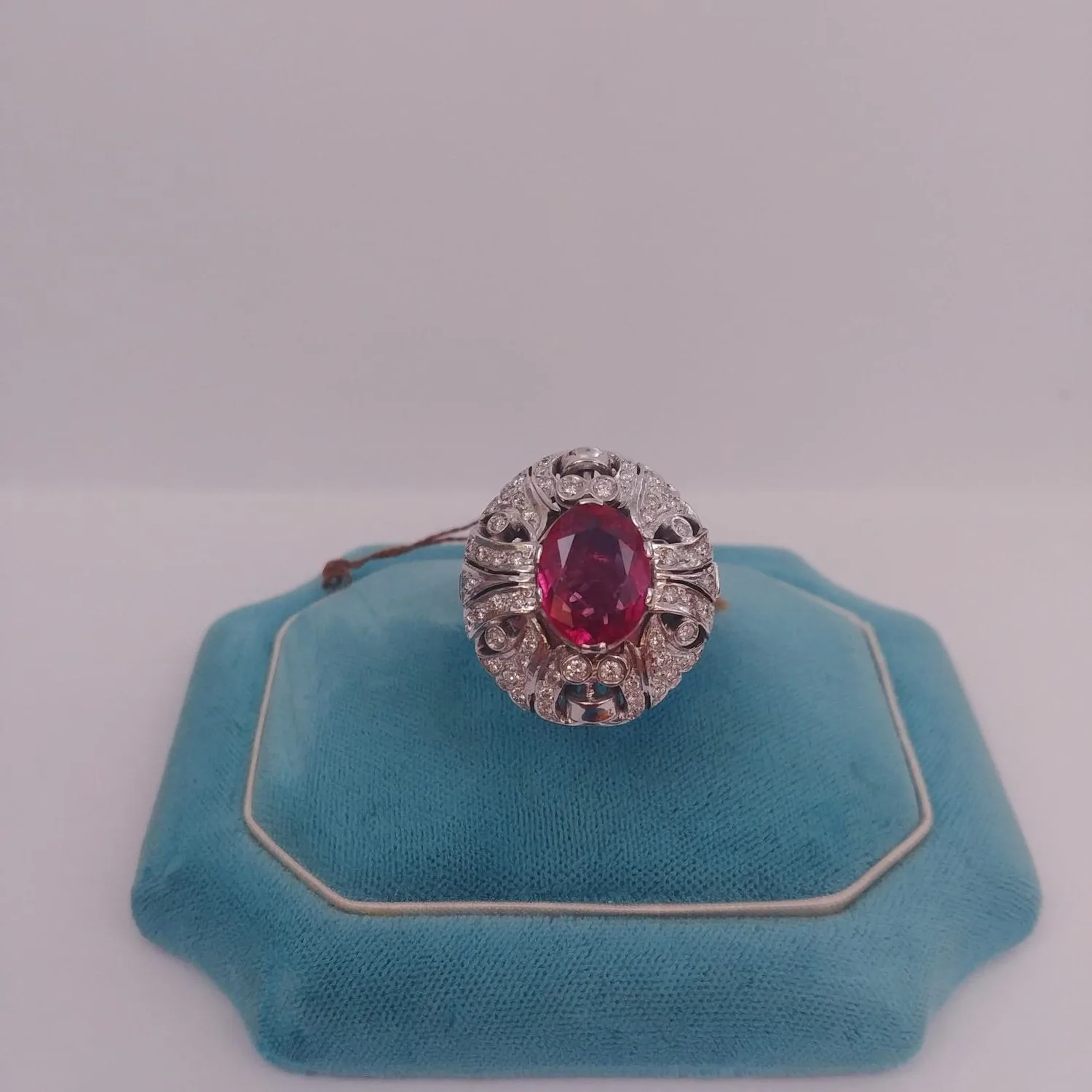 Anello con Rubellite