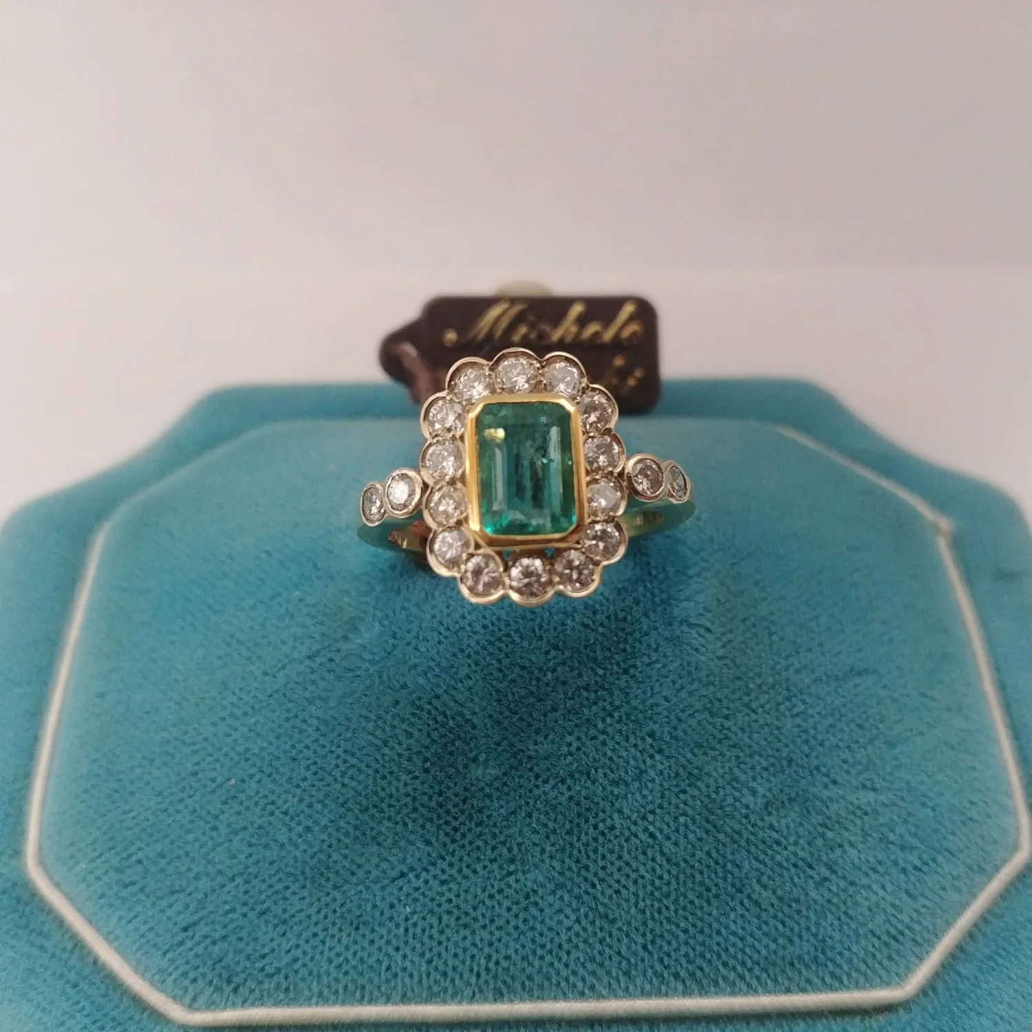 Anello Antico Smeraldo
