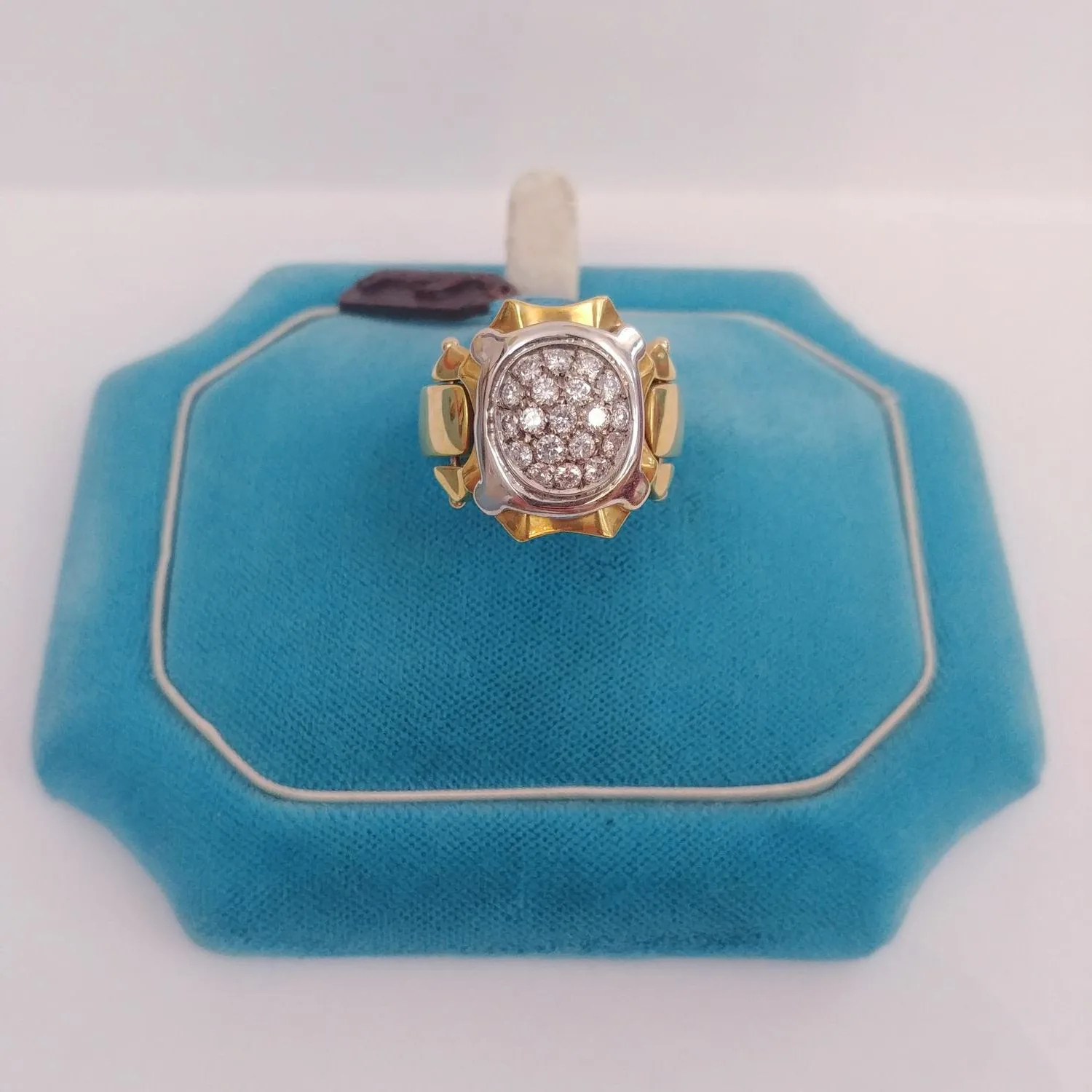 Anello Stemma Pavé