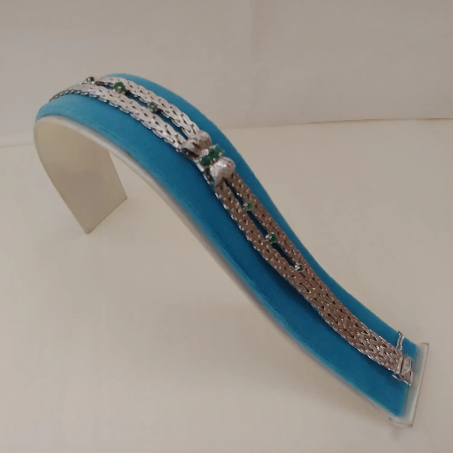 Bracciale Fiocco con Smeraldi