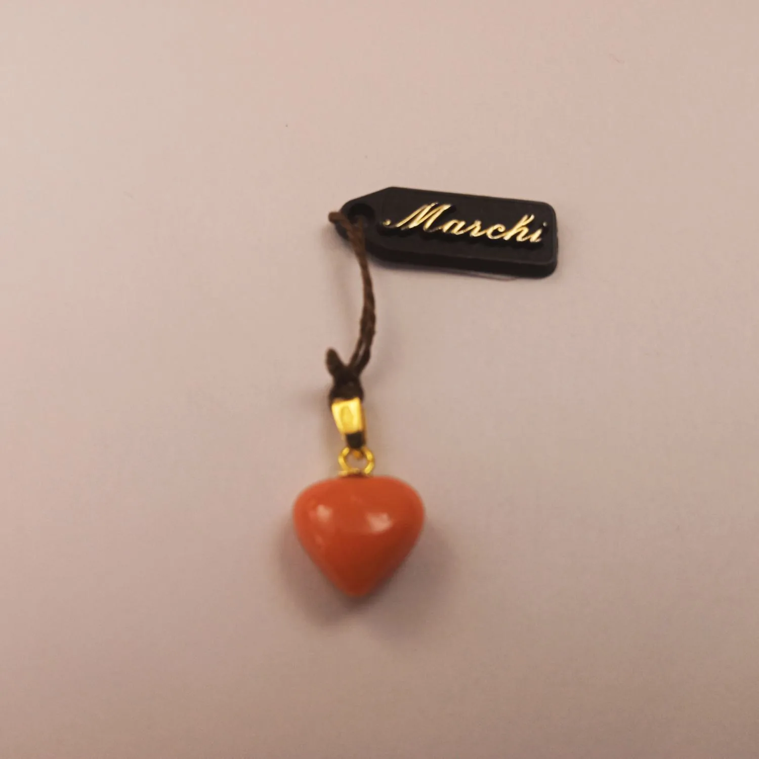 Ciondolo Cuore di Corallo