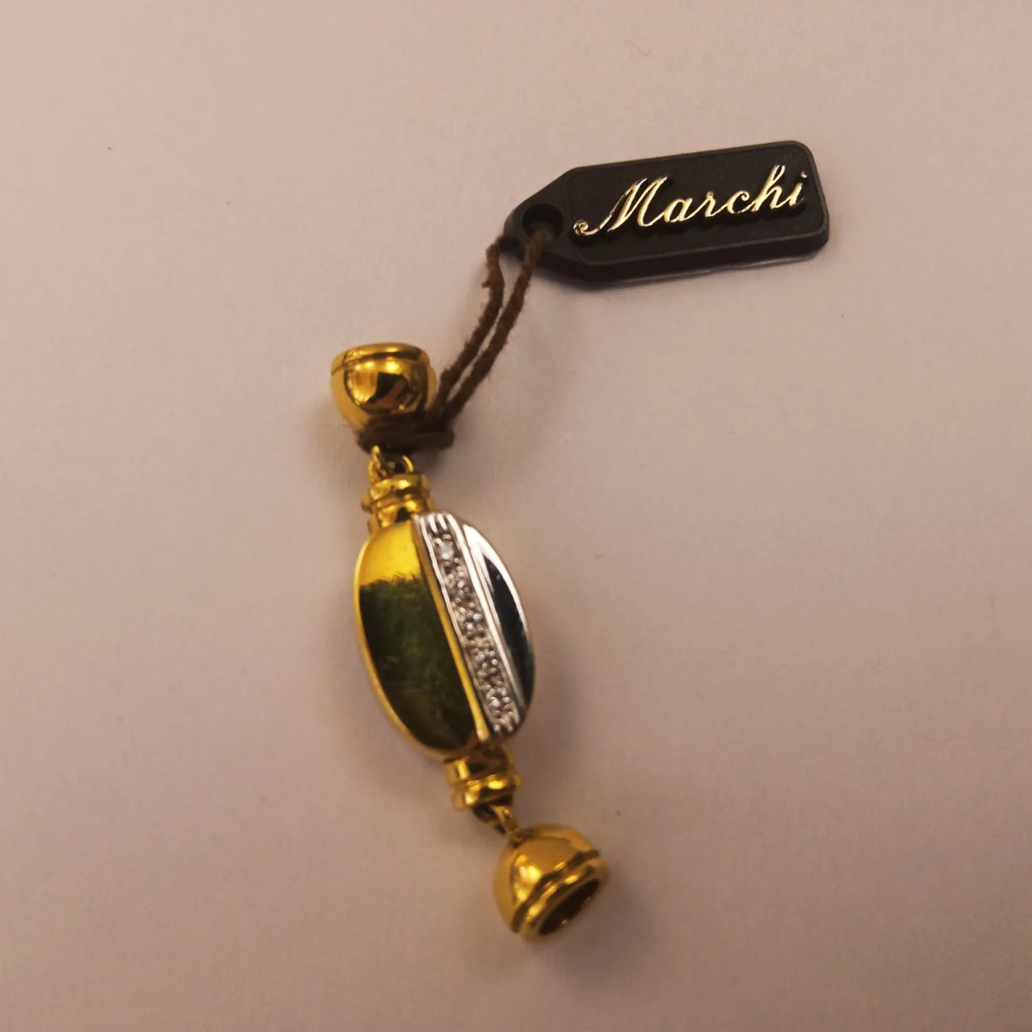 Fermezza Bicolore con Diamanti