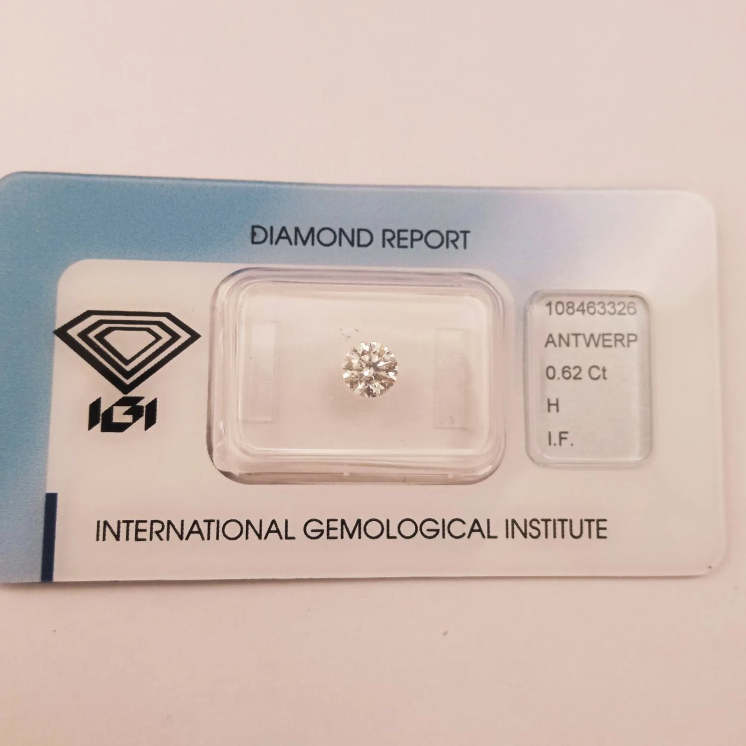 Diamante Naturale Certificato IGI