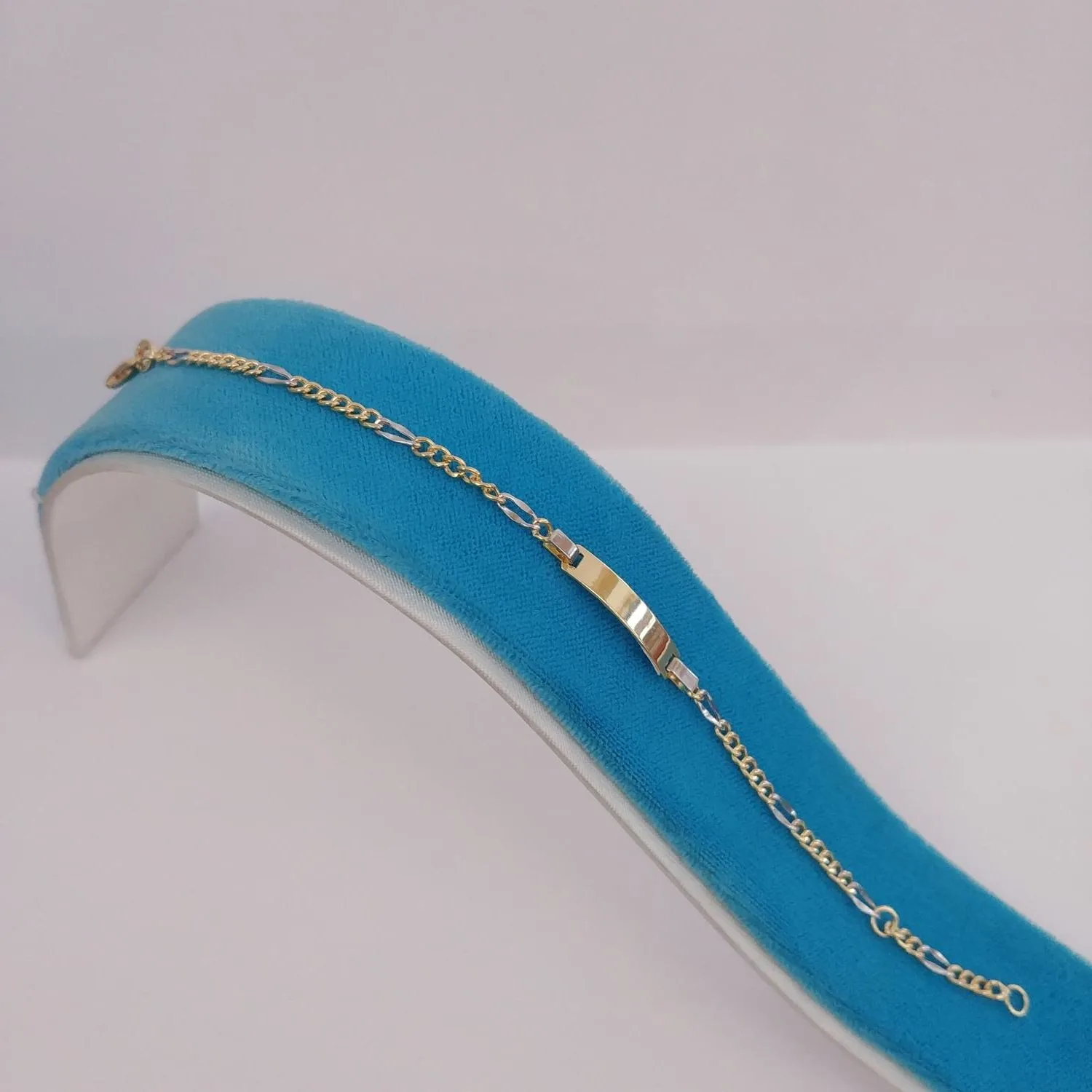 Bracciale Bicolore con Targa