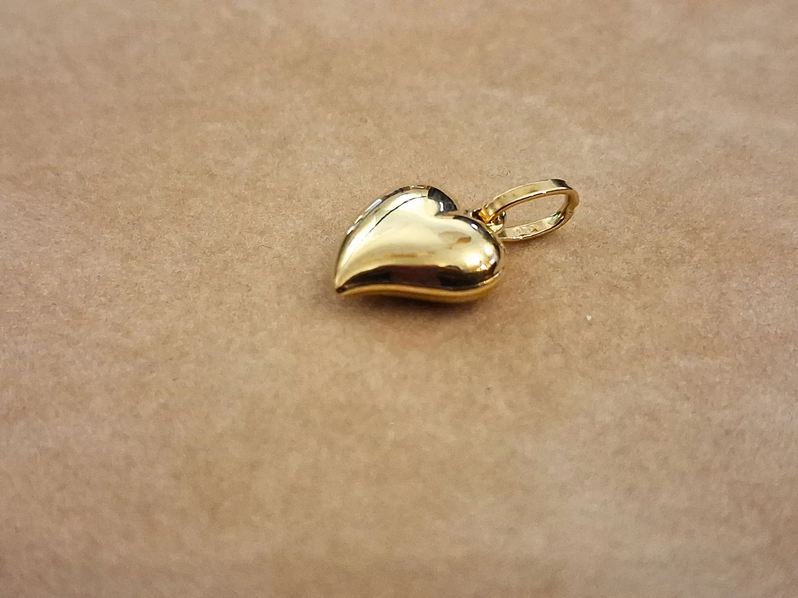 Ciondolo Cuore Giallo